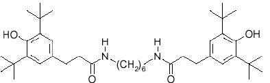 巴斯夫1098抗氧劑分子結(jié)構(gòu)圖