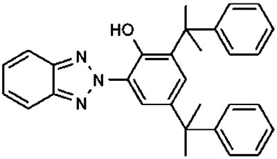 巴斯夫234紫外線吸收劑分子結(jié)構(gòu)圖